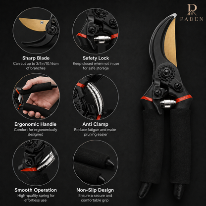 PADEN™ Titanium Pruning Shears